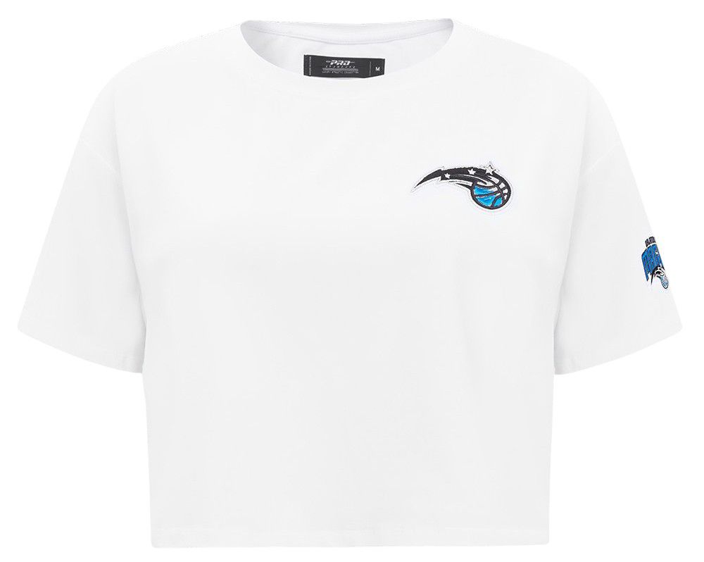 Pro Standard Women's Orlando Magic White Classic Boxy Cropped T-Shirt product image