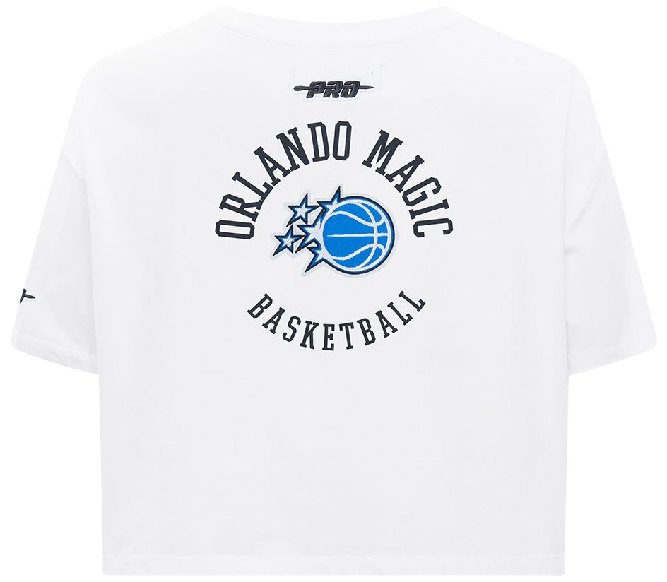 Pro Standard Women's Orlando Magic White Crest Emblem Boxy T-Shirt product image