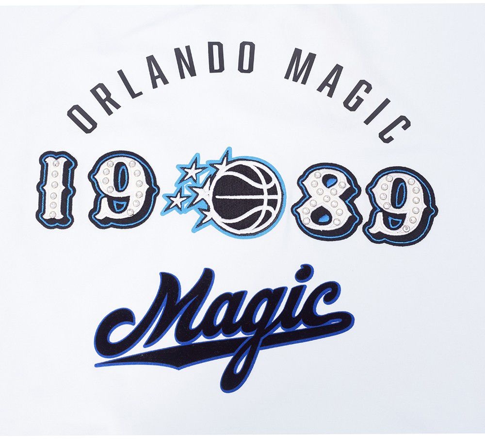 Pro Standard Women's Orlando Magic White Legacy Boxy T-Shirt product image