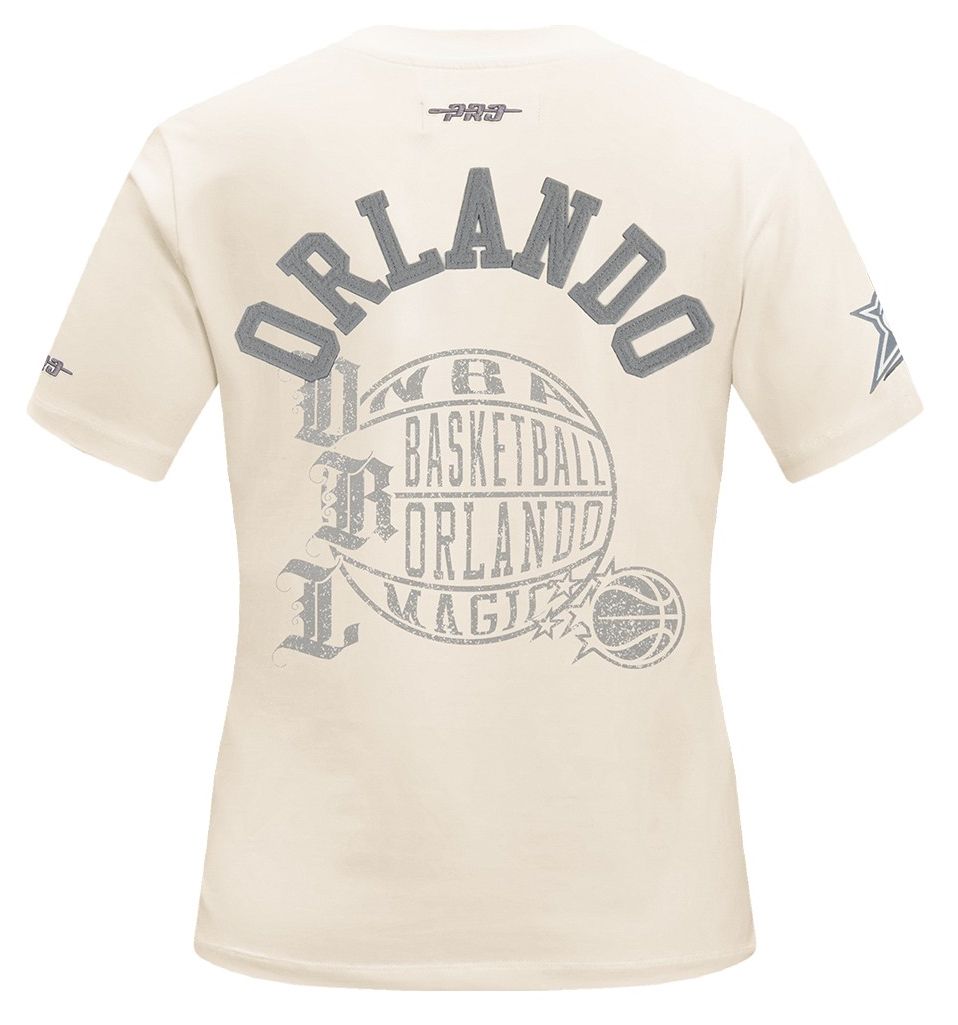 Pro Standard Women's Orlando Magic Off White Street Team Slim Fit T-Shirt product image