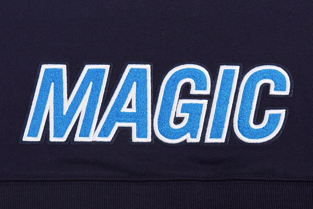 Pro Standard Women's Orlando Magic Navy Classic Cropped Fleece Pullover Hoodie product image