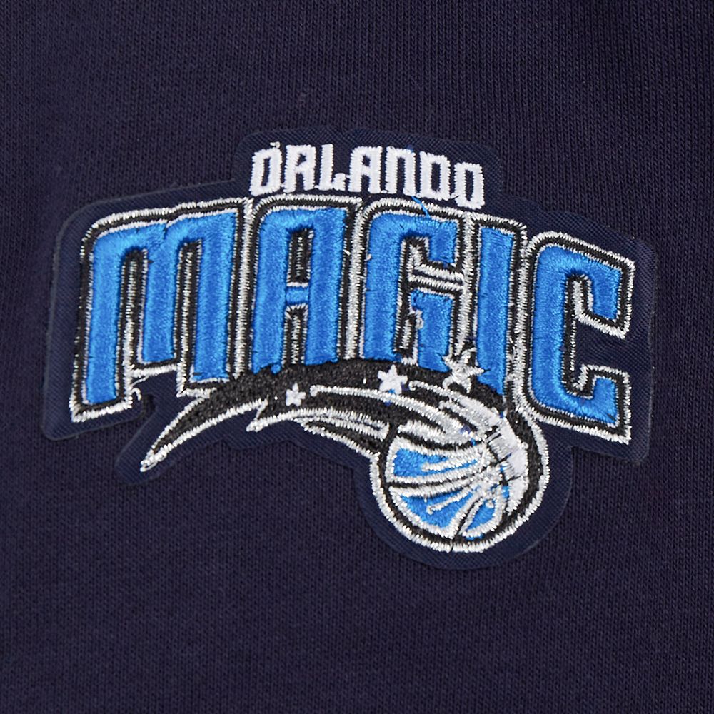 Pro Standard Women's Orlando Magic Navy Classic Cropped Fleece Pullover Hoodie product image