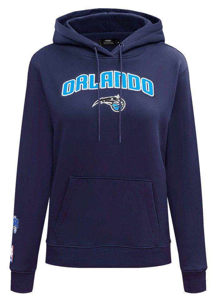 Pro Standard Women's Orlando Magic Navy Classic Fleece Pullover Hoodie product image