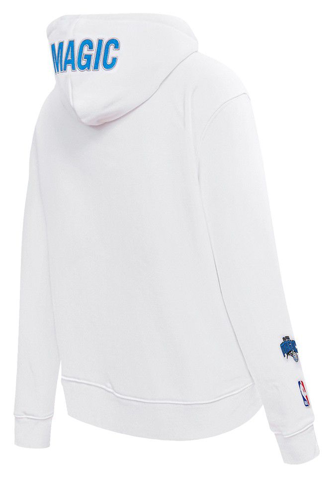 Pro Standard Women's Orlando Magic White Classic Fleece Pullover Hoodie product image