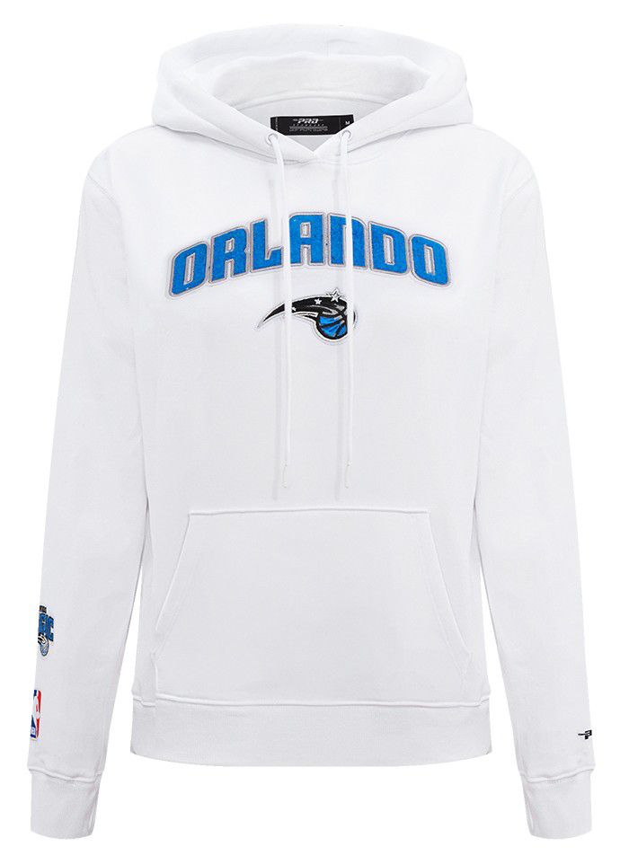 Pro Standard Women's Orlando Magic White Classic Fleece Pullover Hoodie product image