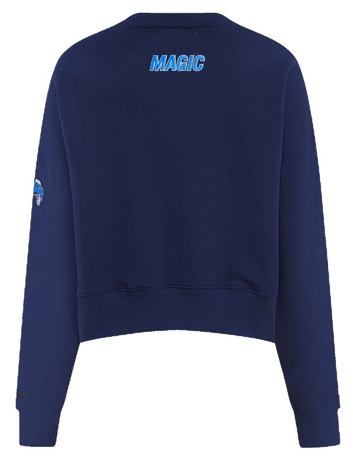 Pro Standard Women's Orlando Magic Navy Classic Fleece Crewneck Sweatshirt product image