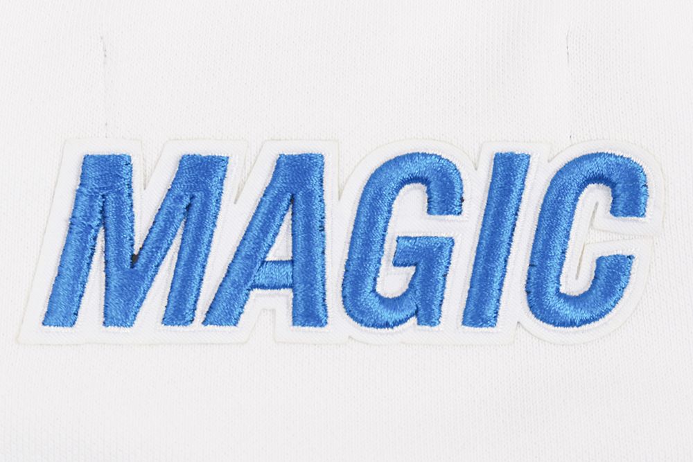 Pro Standard Women's Orlando Magic White Classic Fleece Crewneck Sweatshirt product image