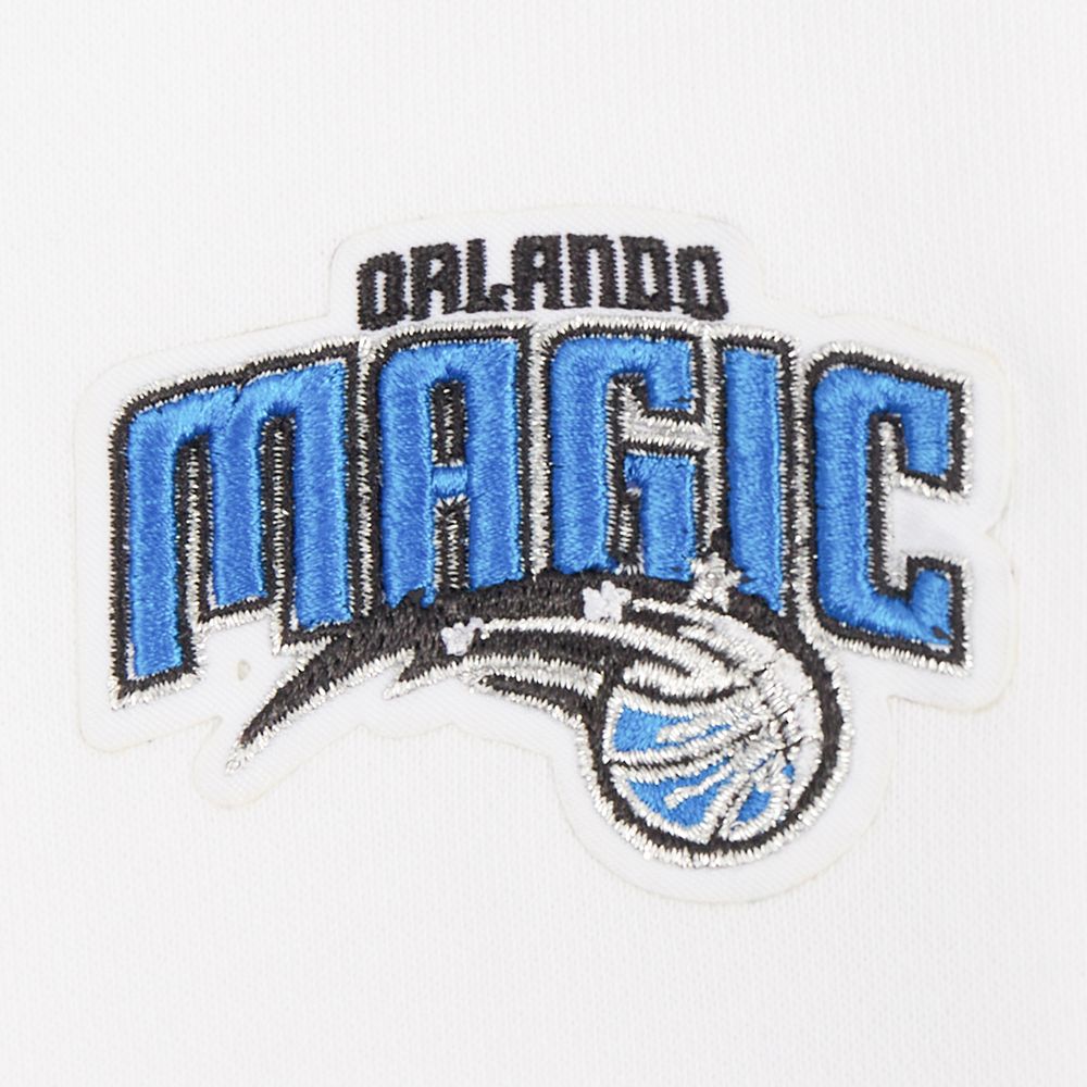 Pro Standard Women's Orlando Magic White Classic Fleece Crewneck Sweatshirt product image