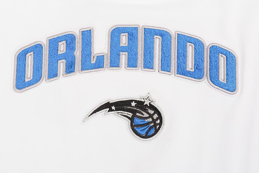 Pro Standard Women's Orlando Magic White Classic Fleece Crewneck Sweatshirt product image