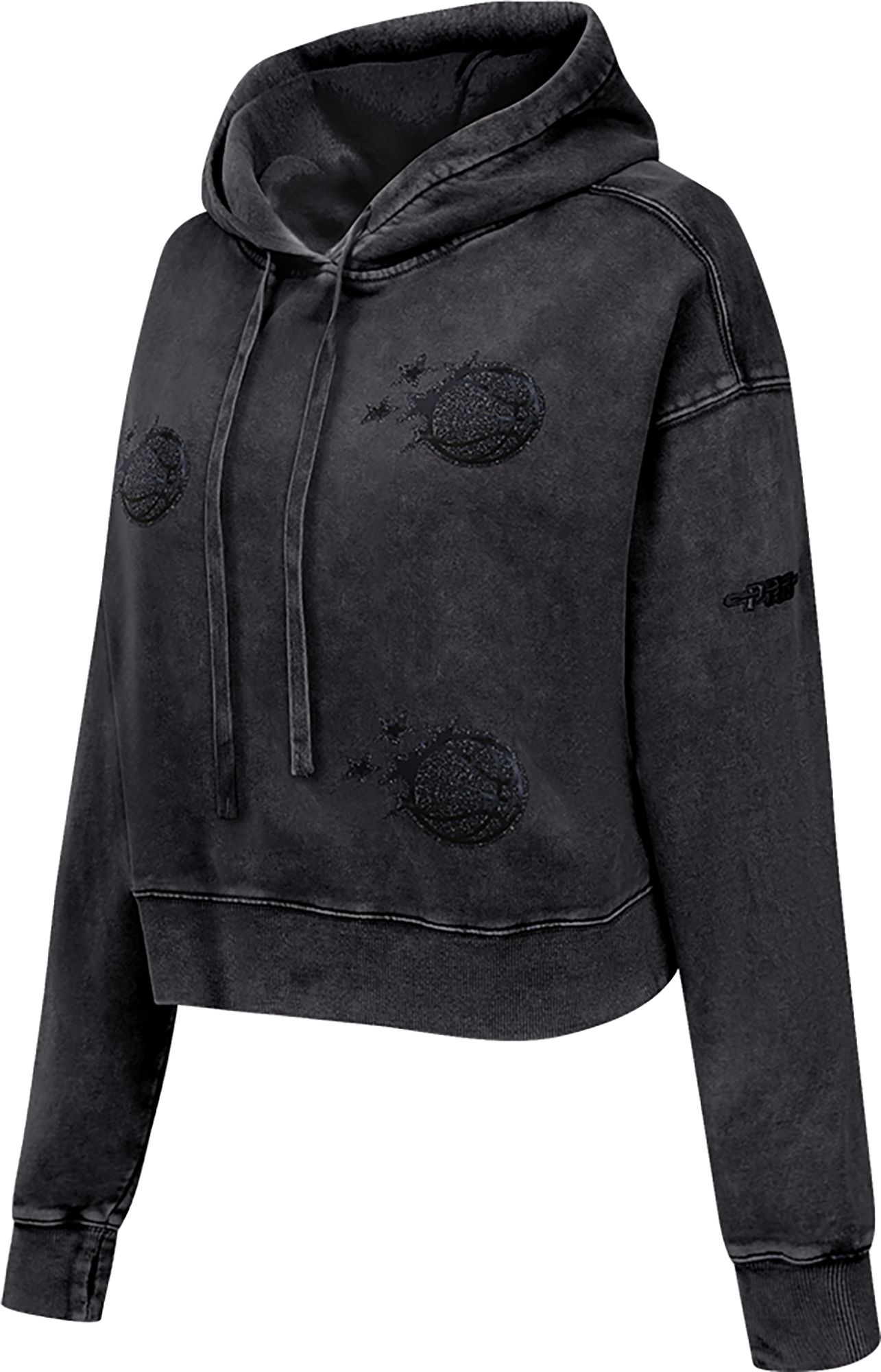 Pro Standard Women's Dallas Cowboys Black Crystalline Cropped Pullover Hoodie product image