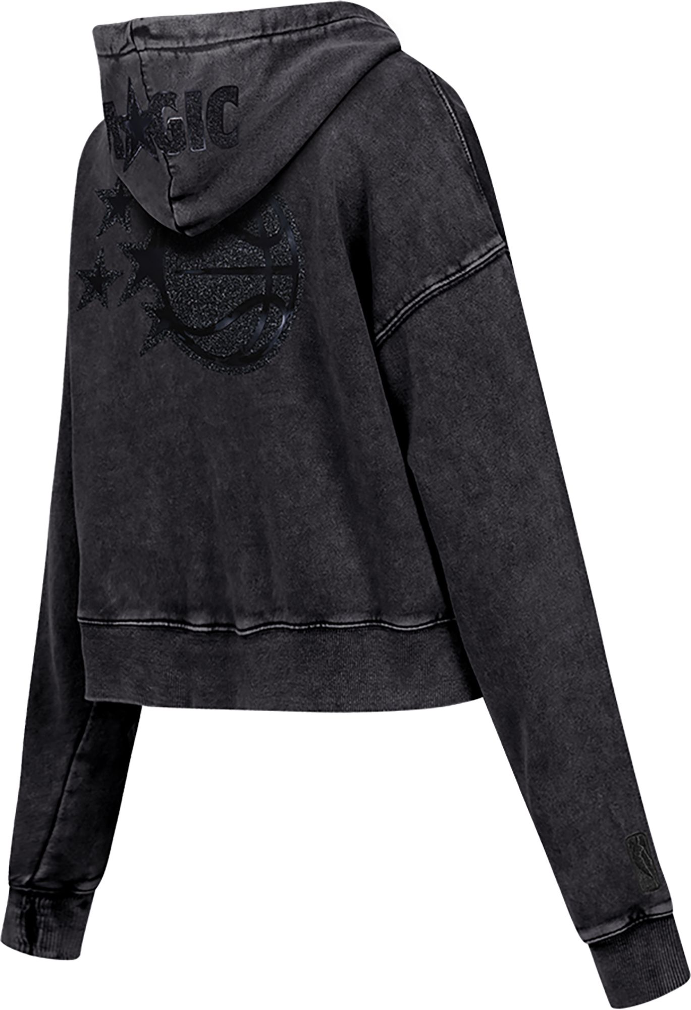 Pro Standard Women's Dallas Cowboys Black Crystalline Cropped Pullover Hoodie product image