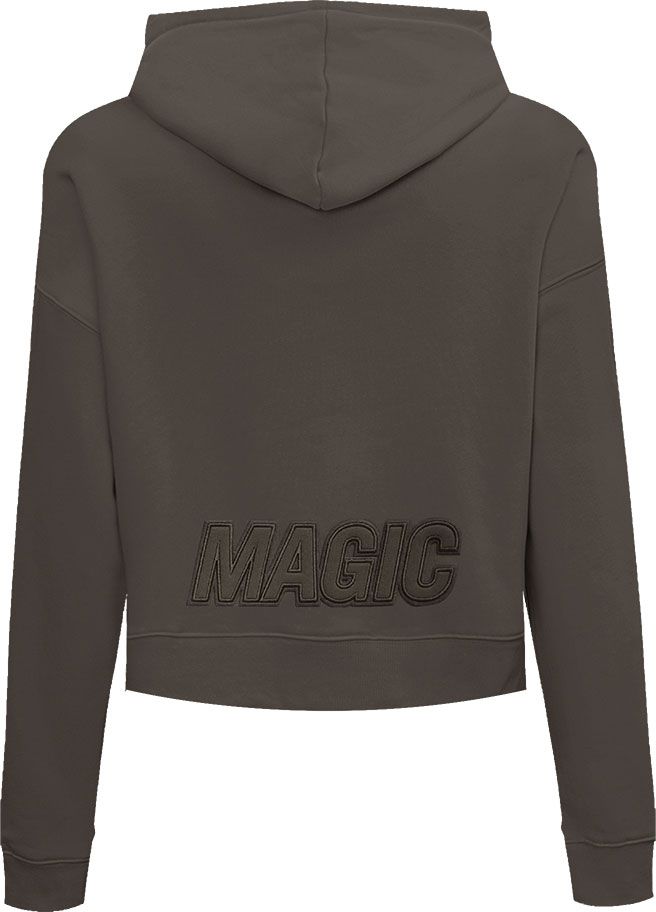 Pro Standard Women's Orlando Magic Dark Khaki Cropped Hoodie product image