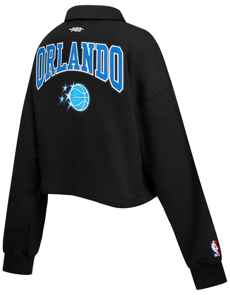Pro Standard Women's Orlando Magic Black Crest Emblem Long Sleeve Polo product image