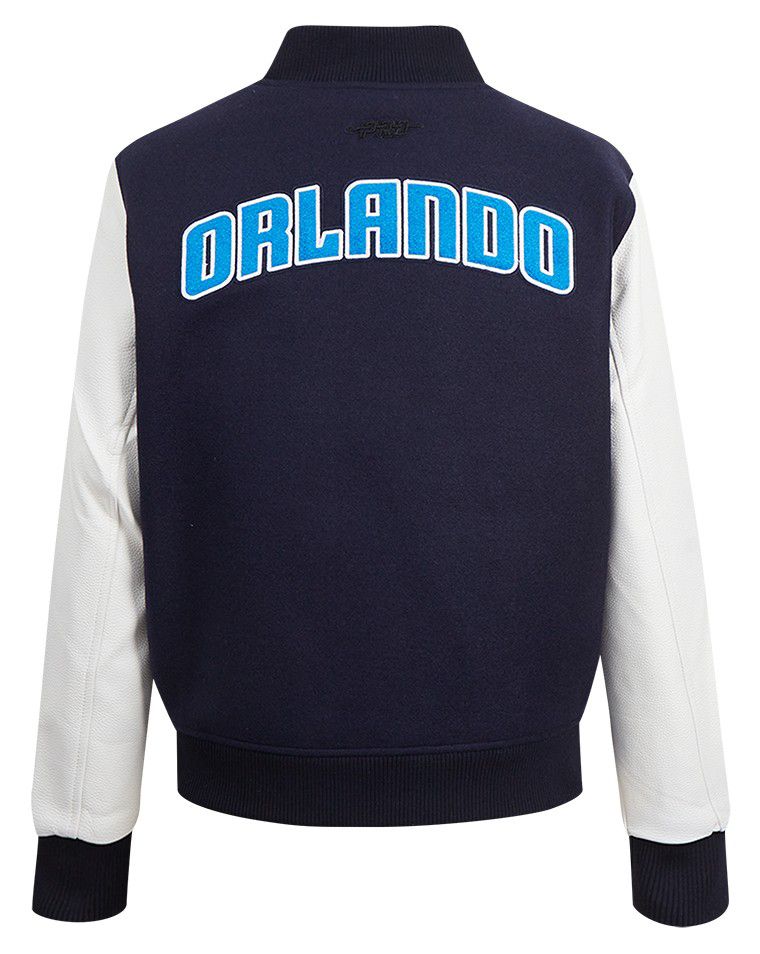 Pro Standard Women's Orlando Magic Navy Classic Wool Varsity Jacket product image
