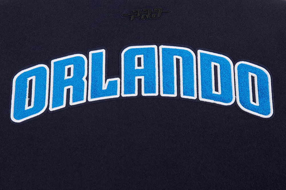 Pro Standard Women's Orlando Magic Navy Classic Wool Varsity Jacket product image