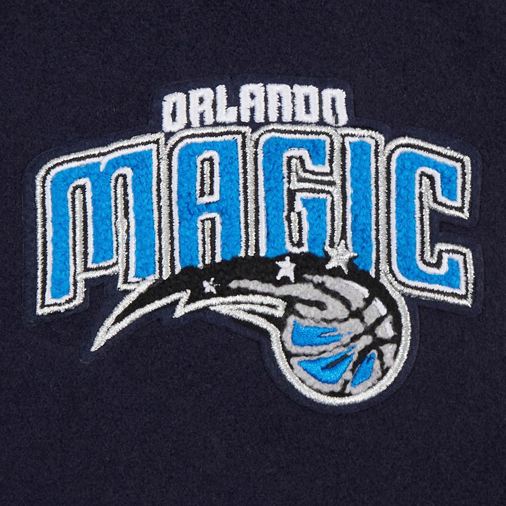 Pro Standard Women's Orlando Magic Navy Classic Wool Varsity Jacket product image