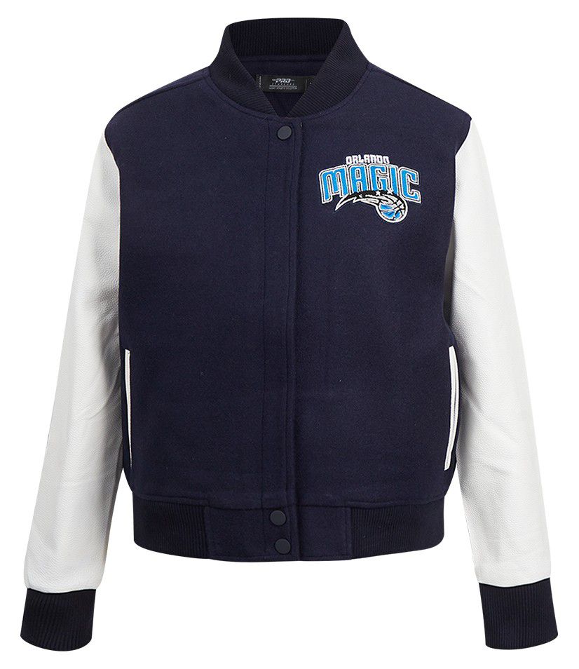 Pro Standard Women's Orlando Magic Navy Classic Wool Varsity Jacket product image