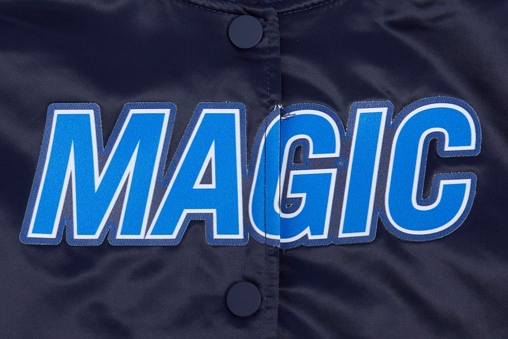 Pro Standard Women's Orlando Magic Navy Classic Satin Jacket product image