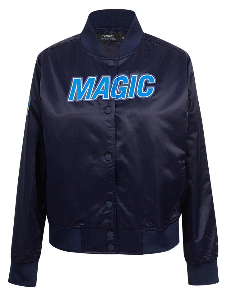 Pro Standard Women's Orlando Magic Navy Classic Satin Jacket product image
