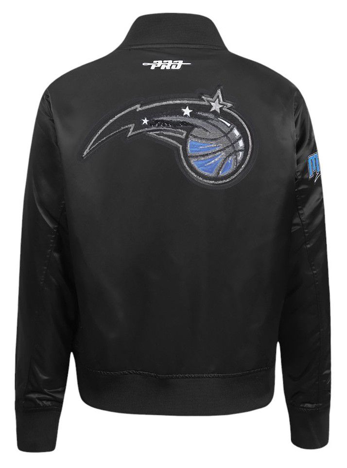 Pro Standard Women's Orlando Magic Black Game Day Classics Satin Jacket product image