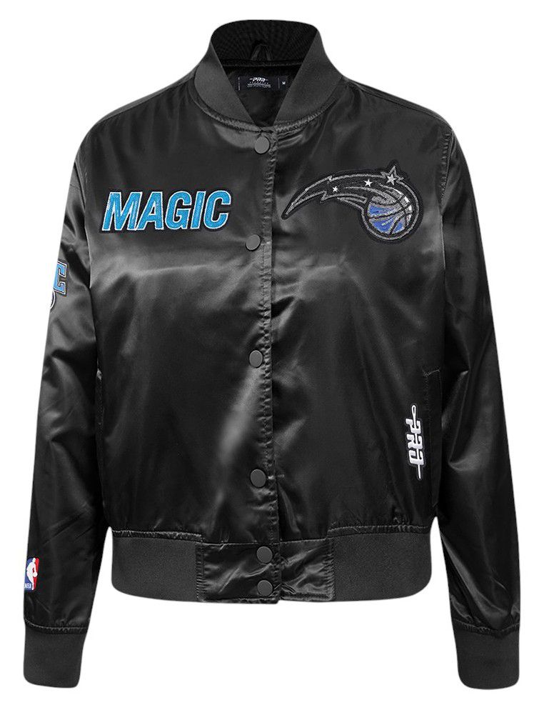 Pro Standard Women's Orlando Magic Black Game Day Classics Satin Jacket product image