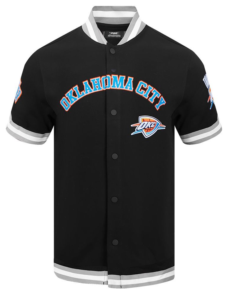 Pro Standard Men's Oklahoma City Thunder Black Classic Warm Up Jacket product image
