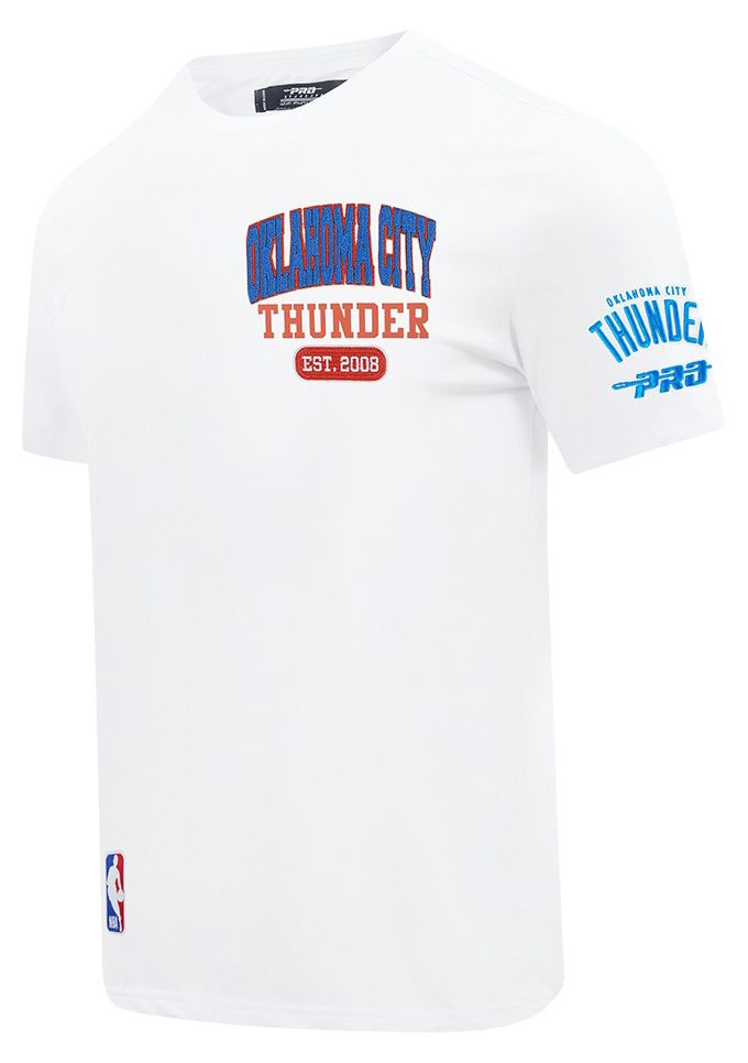 Pro Standard Men's Oklahoma City Thunder White City Arch T-Shirt product image