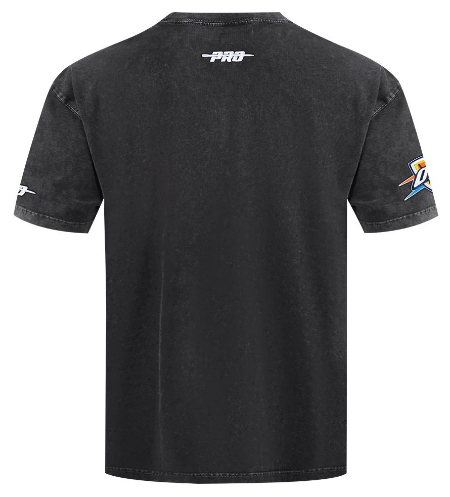 Pro Standard Men's Oklahoma City Thunder Black Fire And Roses Washed T-Shirt product image