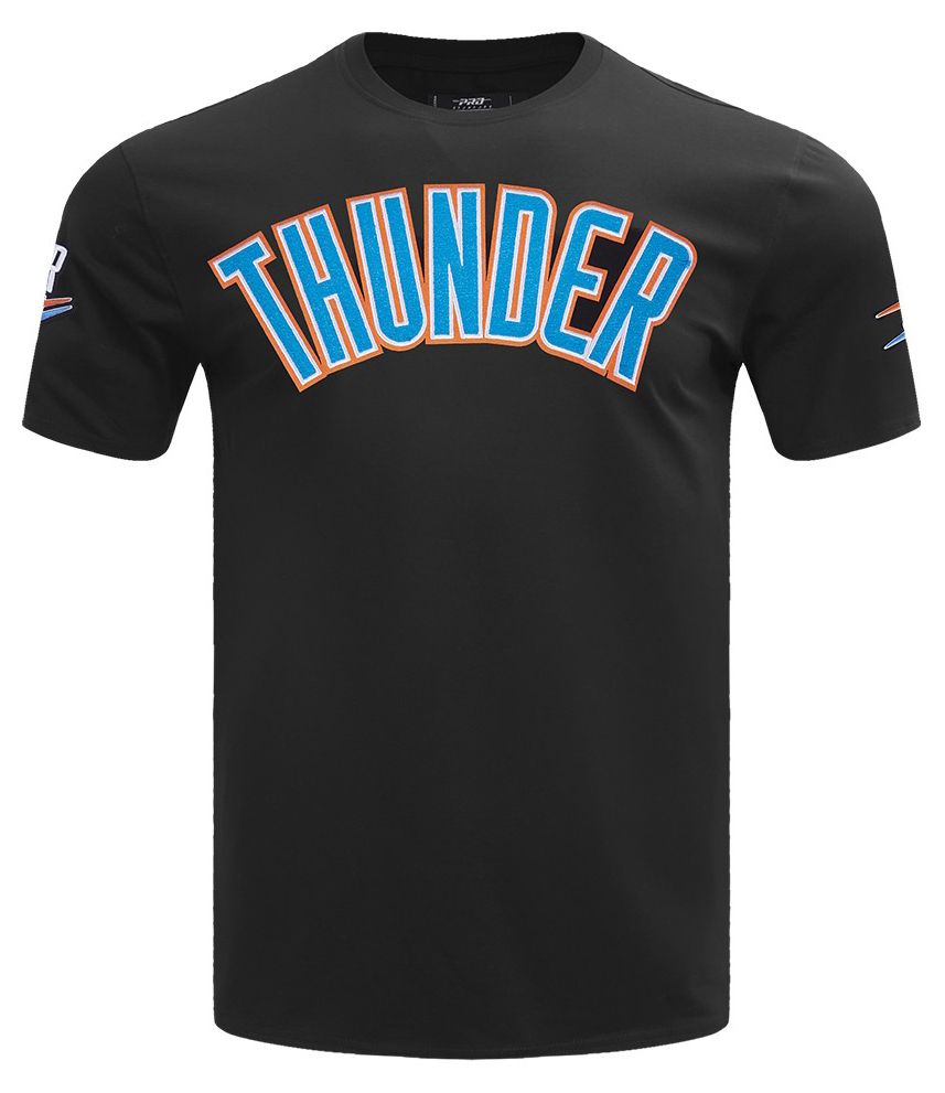 Pro Standard Men's Oklahoma City Thunder Black Classic Chenille T-Shirt product image