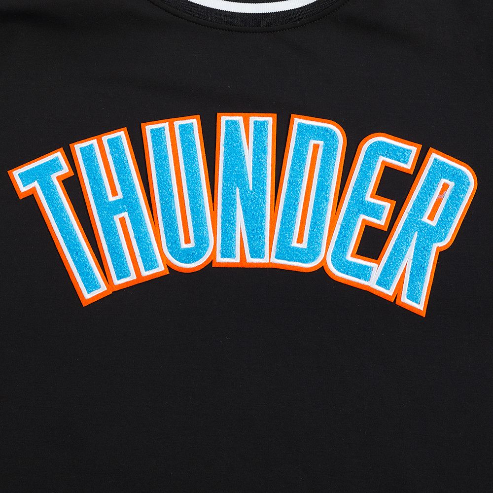 Pro Standard Men's Oklahoma City Thunder Black Classic Chenille T-Shirt product image