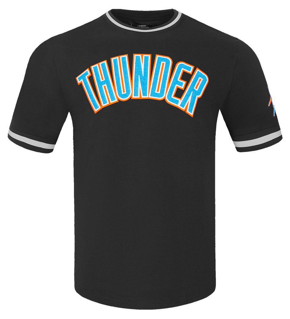 Pro Standard Men's Oklahoma City Thunder Black Classic Chenille T-Shirt product image