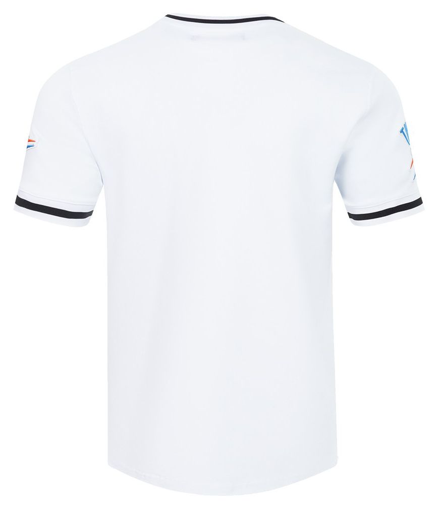 Pro Standard Men's Oklahoma City Thunder White Classic Chenille T-Shirt product image