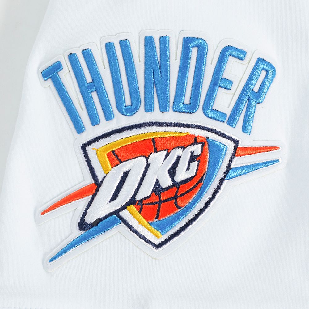 Pro Standard Men's Oklahoma City Thunder White Classic Chenille T-Shirt product image