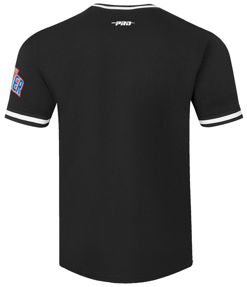 Pro Standard Men's Oklahoma City Thunder Black Retro Classic Short Sleeve T-Shirt product image