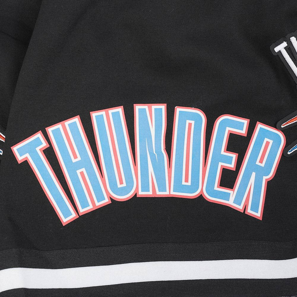 Pro Standard Men's Oklahoma City Thunder Black Classic Chenille Shorts product image