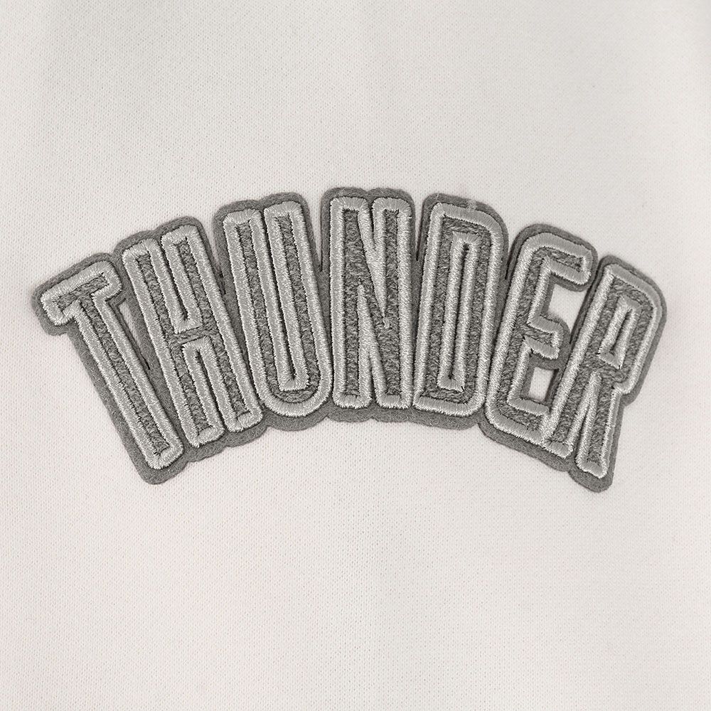 Pro Standard Men's Oklahoma City Thunder Black Reverse French Terry Pullover Hoodie product image