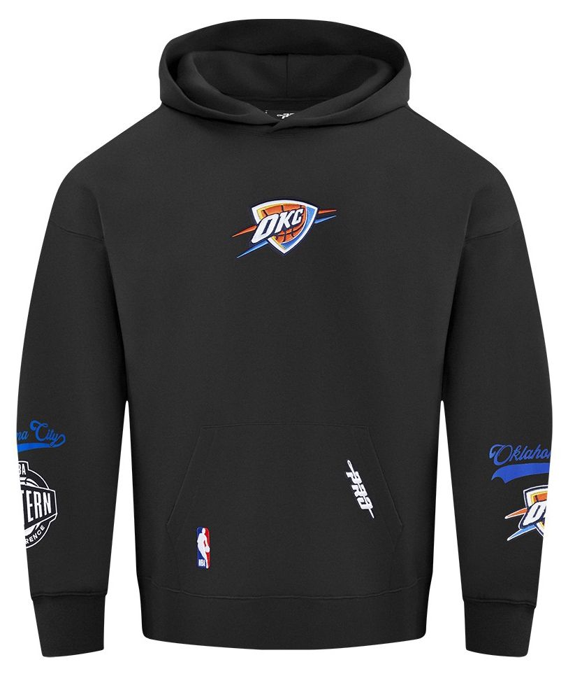 Pro Standard Men's Oklahoma City Thunder Black Living Large Hoodie product image