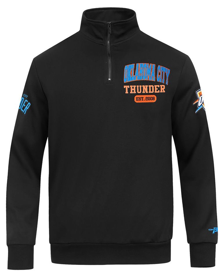 Pro Standard Men's Oklahoma City Thunder Black City Arch 1/4 Zip product image