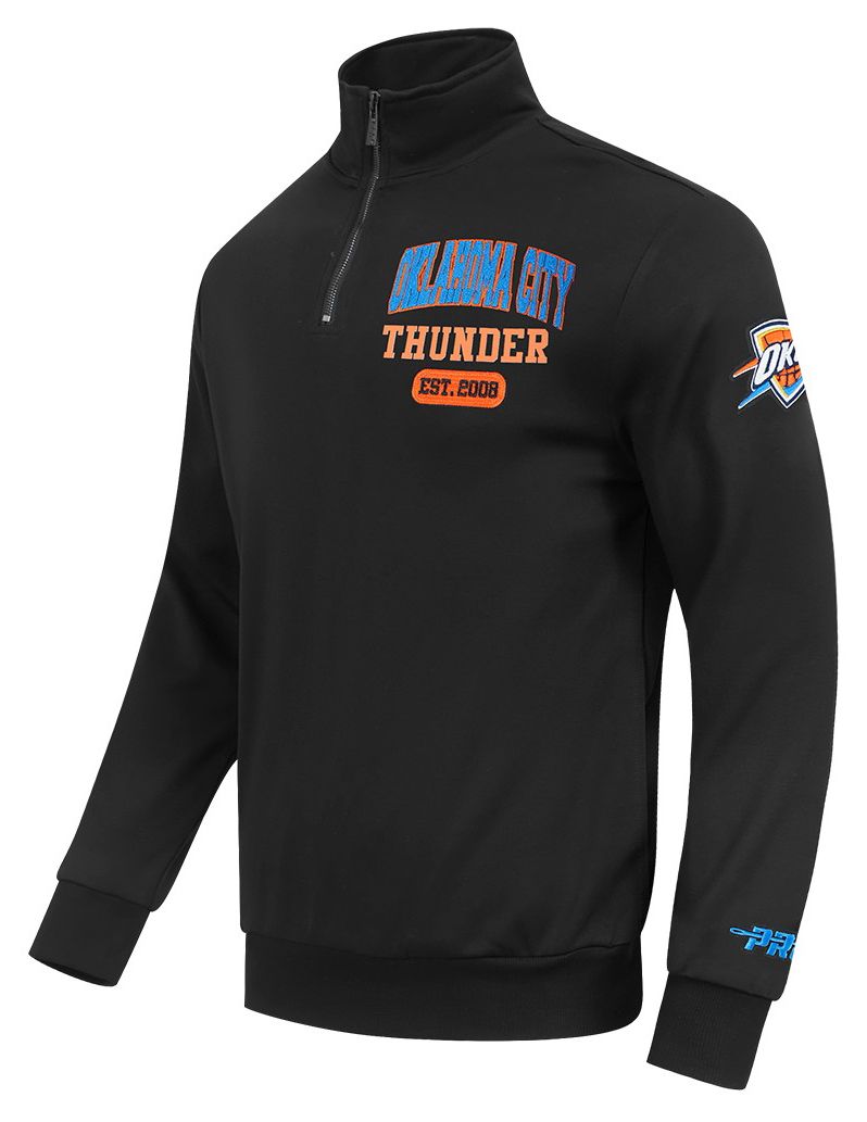 Pro Standard Men's Oklahoma City Thunder Black City Arch 1/4 Zip product image