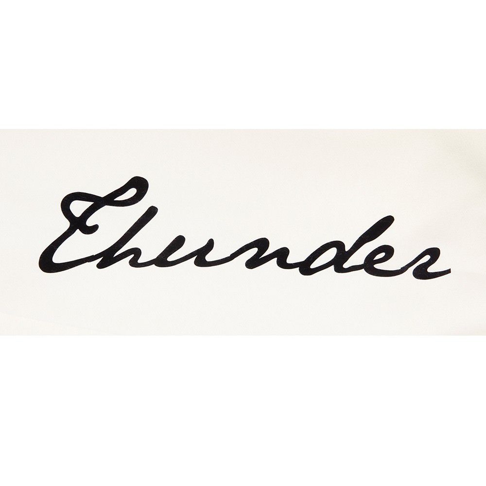 Pro Standard Men's Oklahoma City Thunder Off White Fire And Roses Washed Hoodie product image