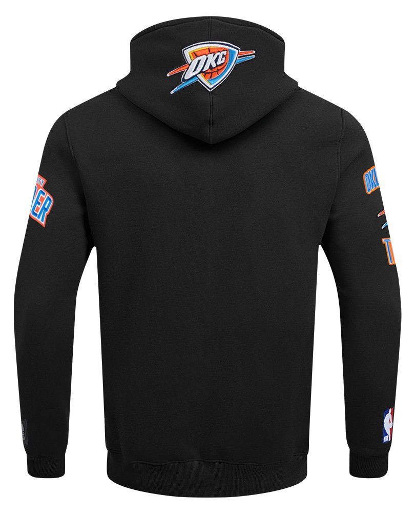 Pro Standard Men's Oklahoma City Thunder Black Classic Rib Hoodie product image