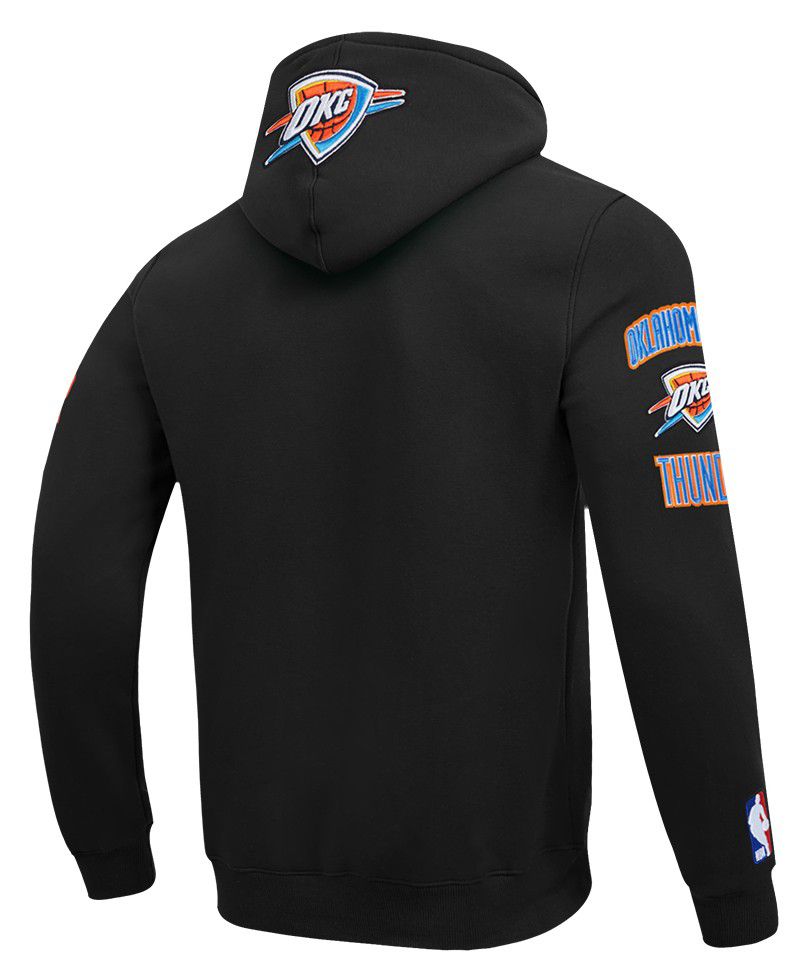 Pro Standard Men's Oklahoma City Thunder Black Classic Rib Hoodie product image