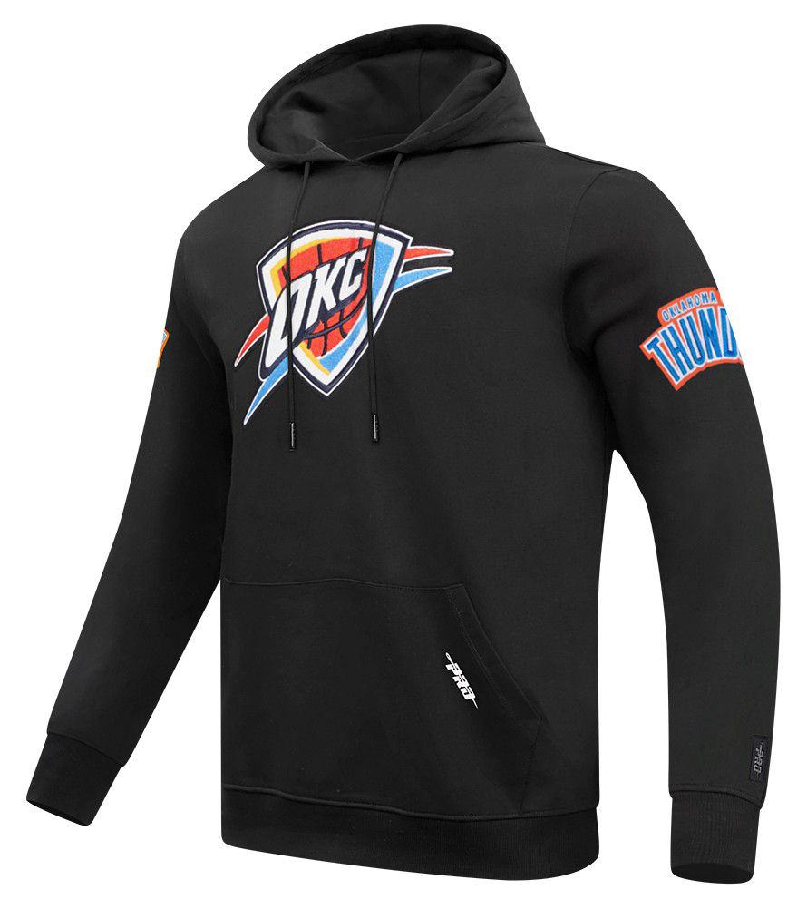 Pro Standard Men's Oklahoma City Thunder Black Classic Rib Hoodie product image