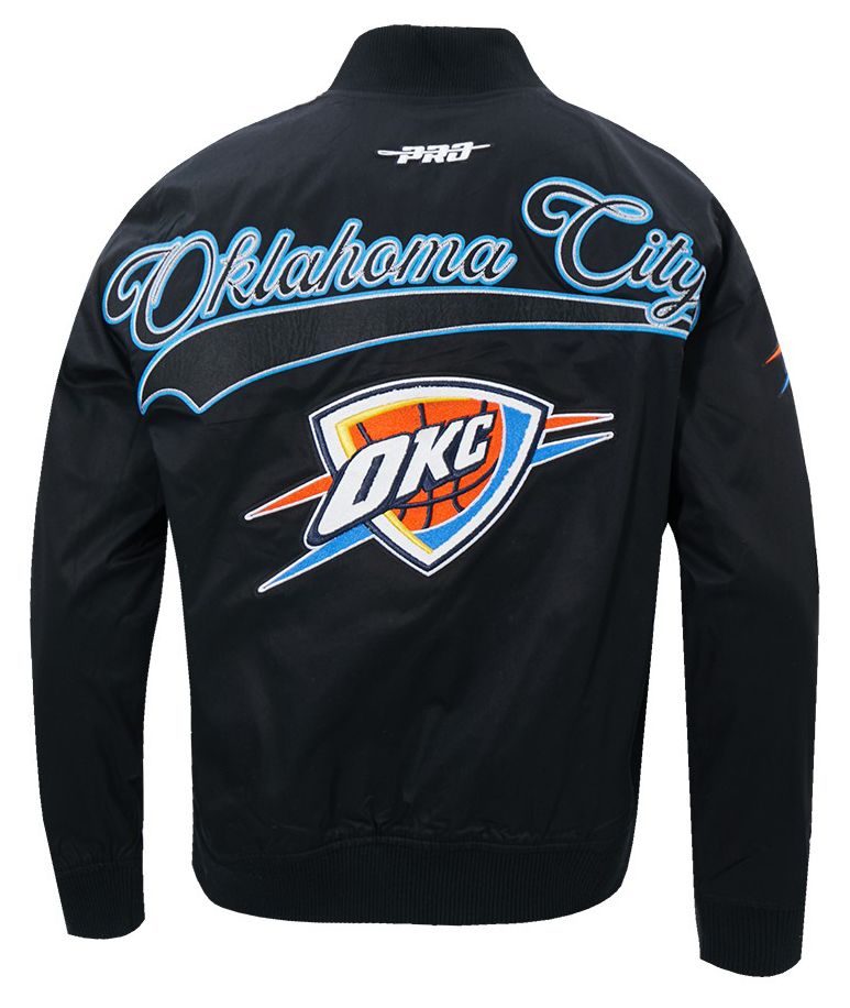 Pro Standard Men's Oklahoma City Thunder Black Living Large Jacket product image