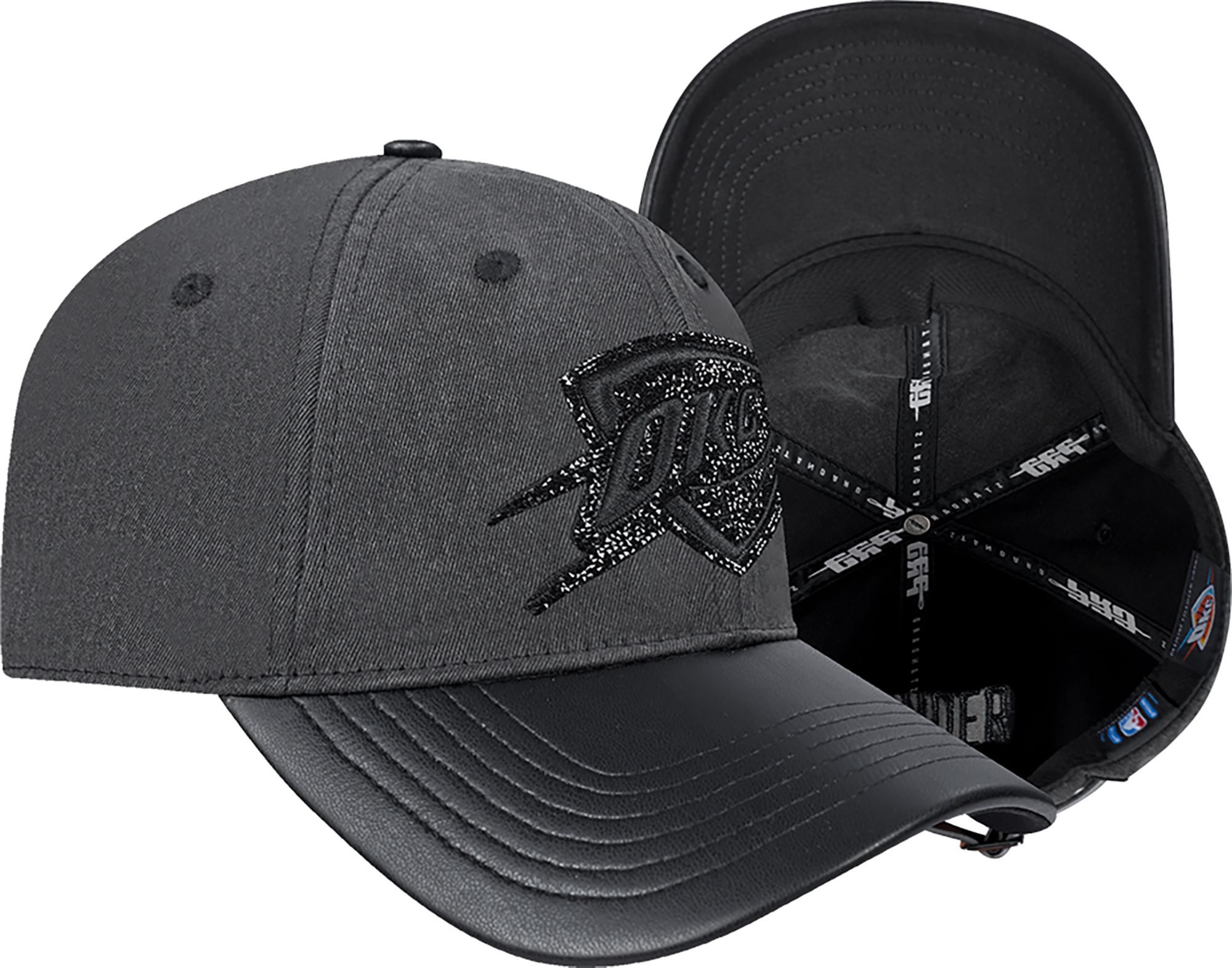 Pro Standard Women's Oklahoma City Thunder Black Crystalline Strapback Hat product image