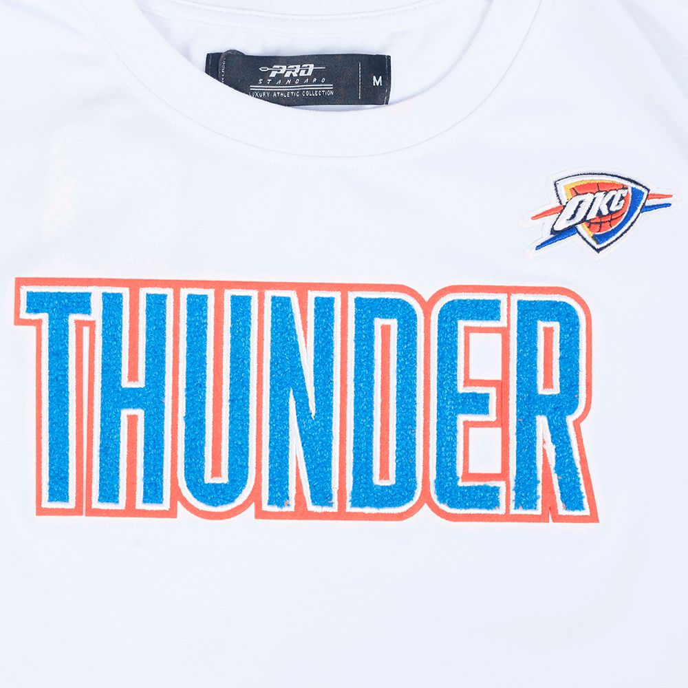 Pro Standard Women's Oklahoma City Thunder White Classic Slim T-Shirt product image