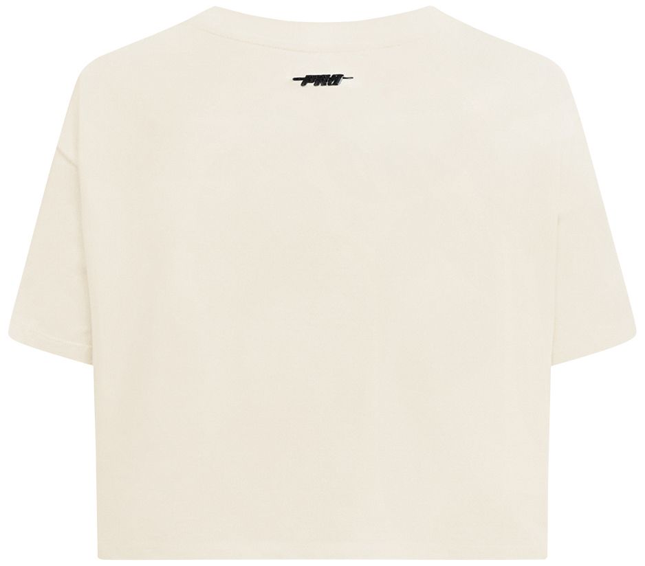 Pro Standard Women's Oklahoma City Thunder Off-White Classic Boxy Cropped T-Shirt product image