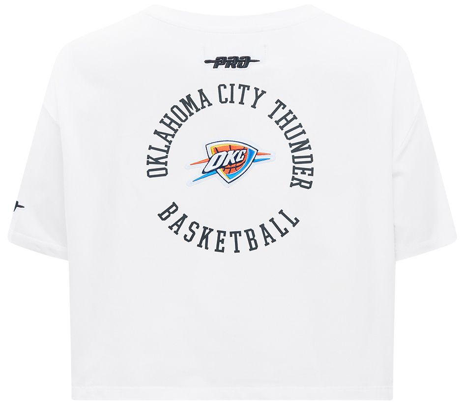 Pro Standard Women's Oklahoma City Thunder White Crest Emblem Boxy T-Shirt product image