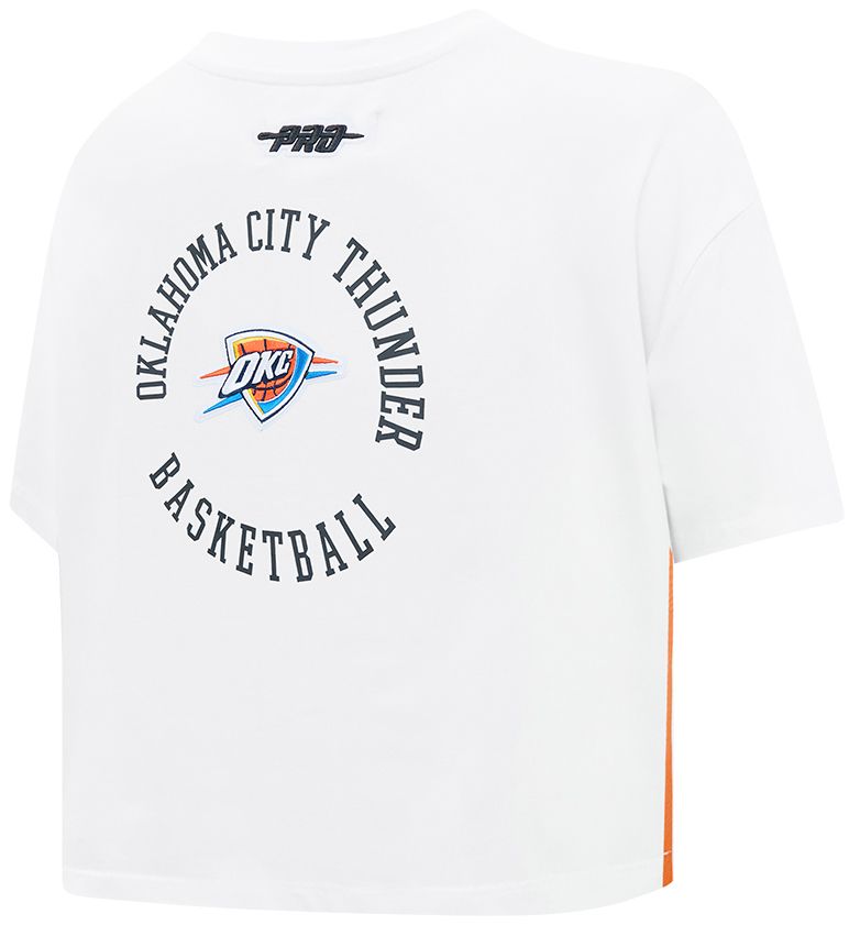 Pro Standard Women's Oklahoma City Thunder White Crest Emblem Boxy T-Shirt product image