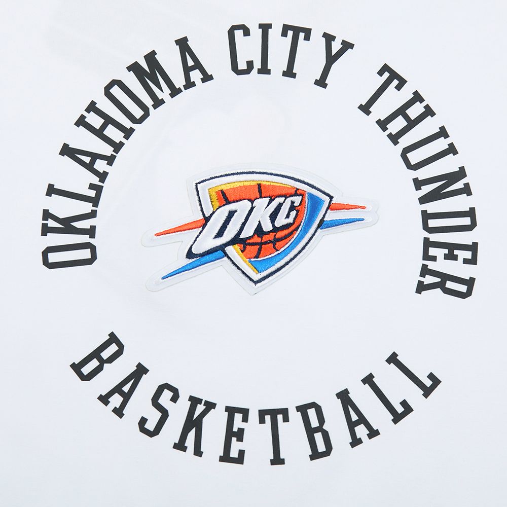 Pro Standard Women's Oklahoma City Thunder White Crest Emblem Boxy T-Shirt product image